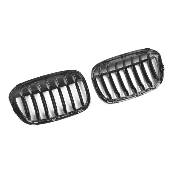 BMW F48 2016-2018 Single Slat Front Kidney Grill Gloss Black Grille