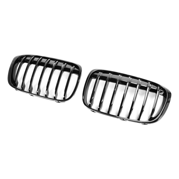 BMW F48 2016-2018 Single Slat Front Kidney Grill Gloss Black Grille