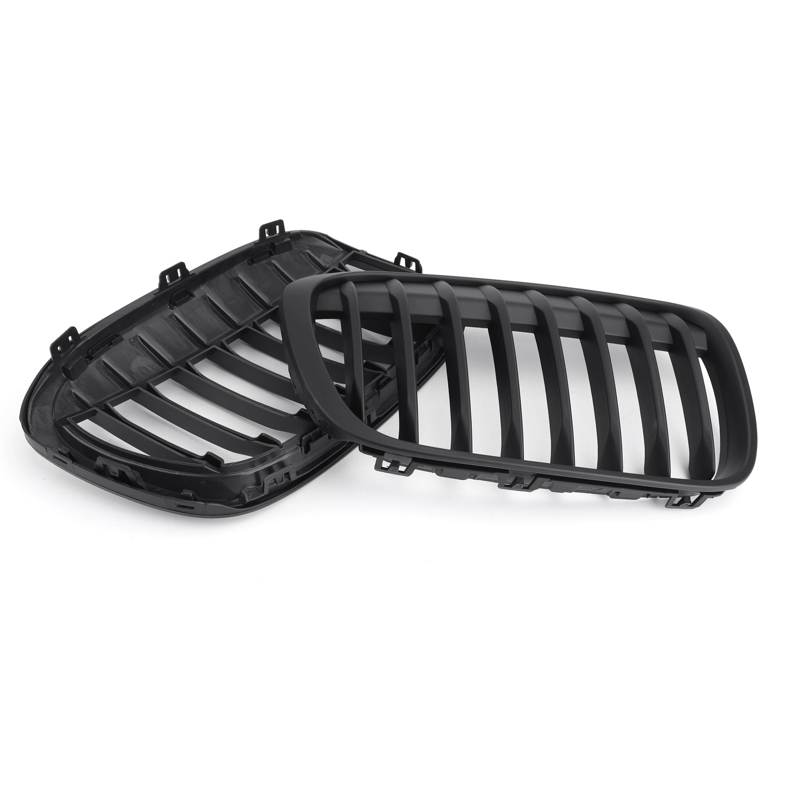 Parrilla delantera tipo riñón negra para BMW F48 F49 X1 sDrive18i/xDrive20i/xDrive25i/sDrive18d 2016-2018