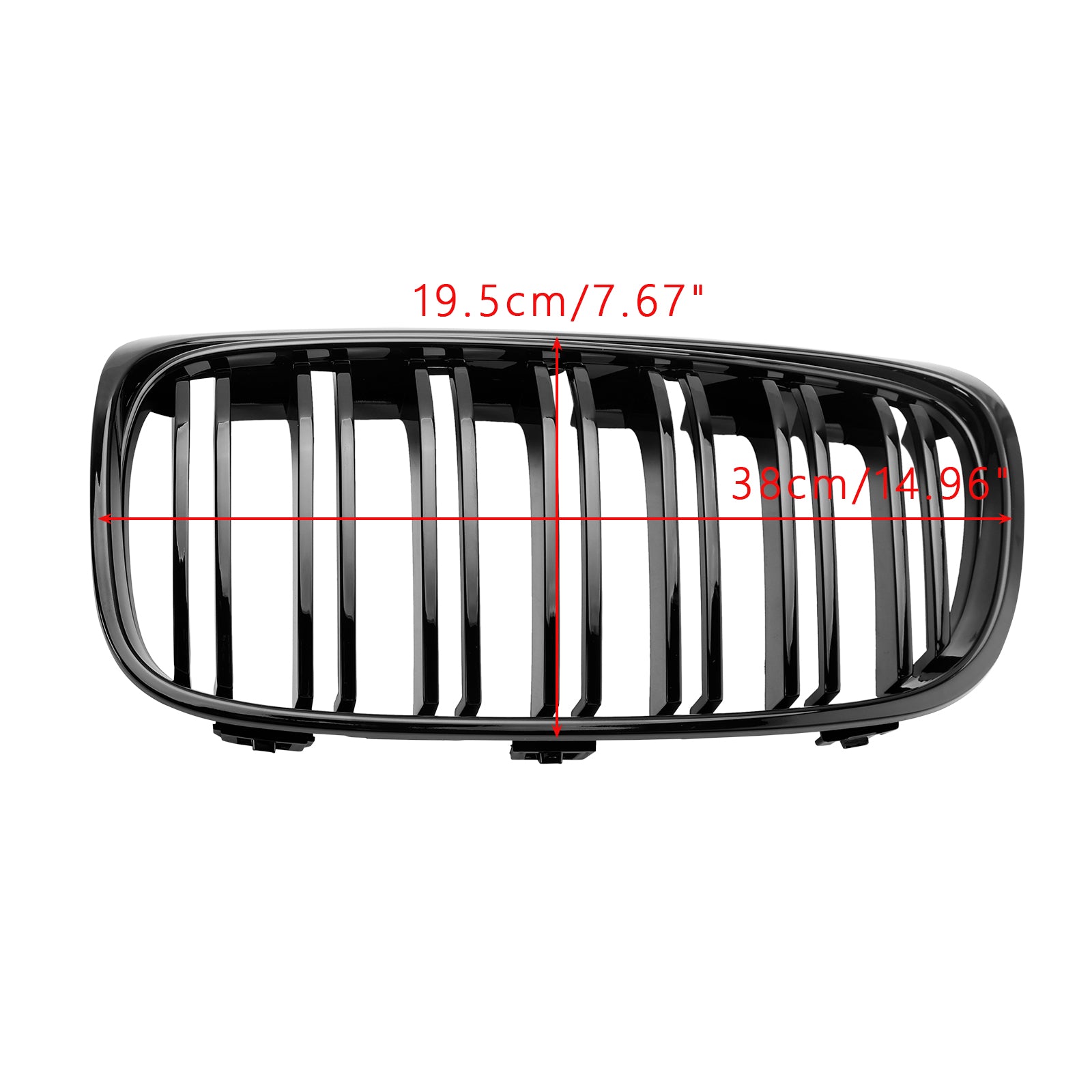 2015-2018 BMW 2 Series F45 F46 218d/220d/218i/M240i Pre-Facelift Front Grille Gloss Black Grill - 0