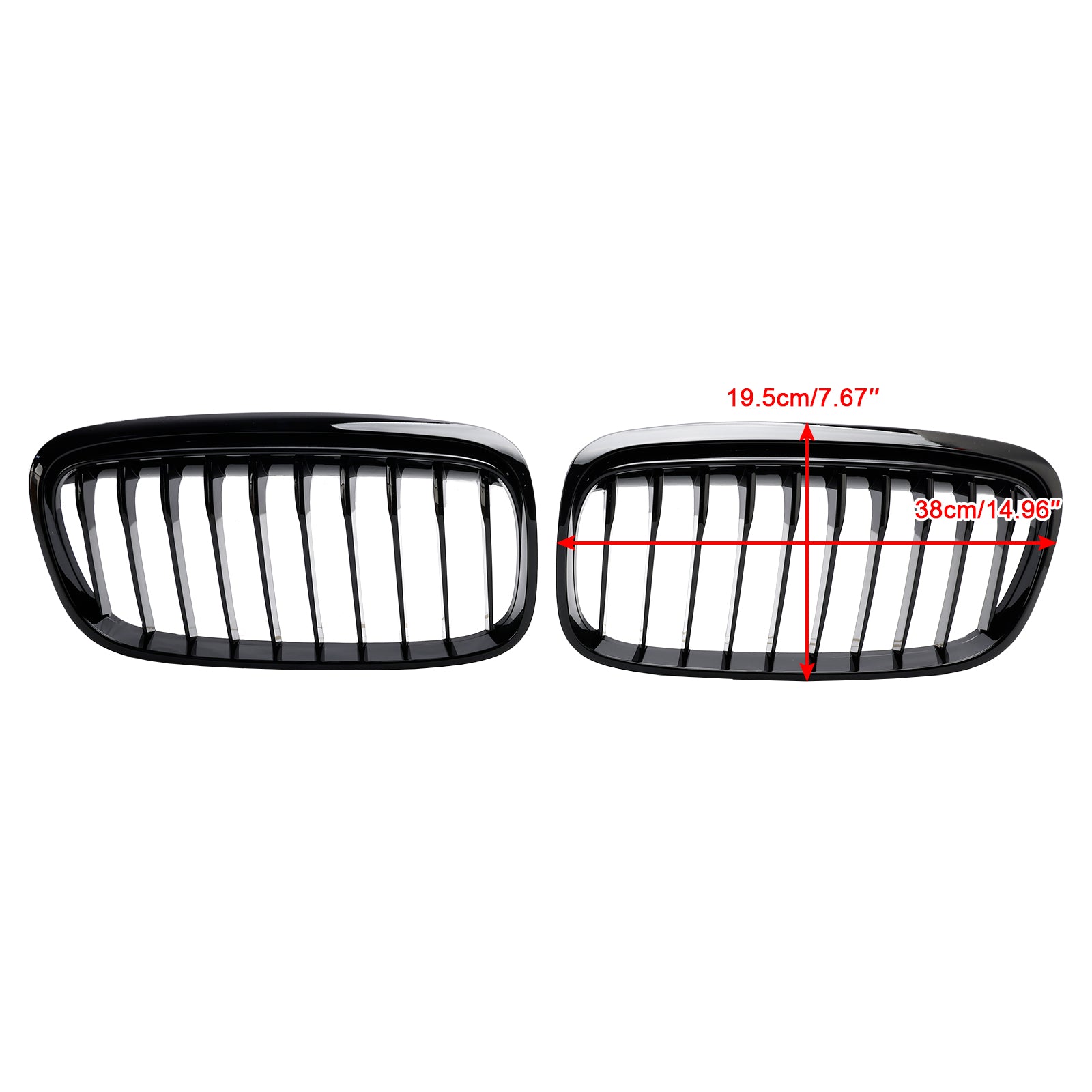 2015-2018 BMW 2 Series F45 F46 218d/220d/218i/M240i Pre-Facelift Front Grille Gloss Black Grill