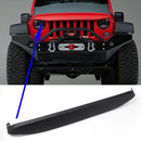Jeep 2007-2017 Wrangler JK NightHawk Light Brow Cover Grade dianteira preta fosca-8