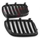 BMW 2007-2010 X3 E83 25si 30si xDrive28i xDrive30i Facelift Grille de pare-chocs avant noire mate-3