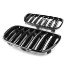 BMW 2007-2010 X3 E83 25si 30si xDrive28i xDrive30i Facelift Grille de pare-chocs avant noire mate-4