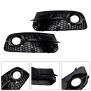 2013-2017 Audi Q5 Fog Light Grill Front Bumper Black Lower Cover Replacement Grille-5