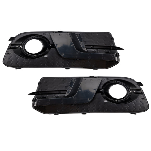 2013-2017 Audi Q5 Fog Light Grill Front Bumper Black Lower Cover Replacement Grille