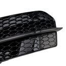 2013-2017 Audi Q5 Fog Light Grill Front Bumper Black Lower Cover Replacement Grille-9