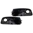 2013-2017 Audi Q5 Fog Light Grill Front Bumper Black Lower Cover Replacement Grille-1