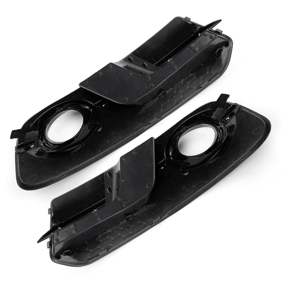 2013-2017 Audi Q5 Fog Light Grill Front Bumper Black Lower Cover Replacement Grille