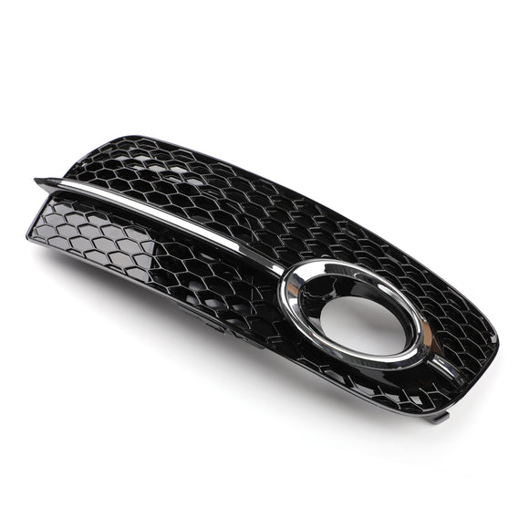 2013-2017 Audi Q5 Fog Light Grill Front Bumper Black Lower Cover Replacement Grille