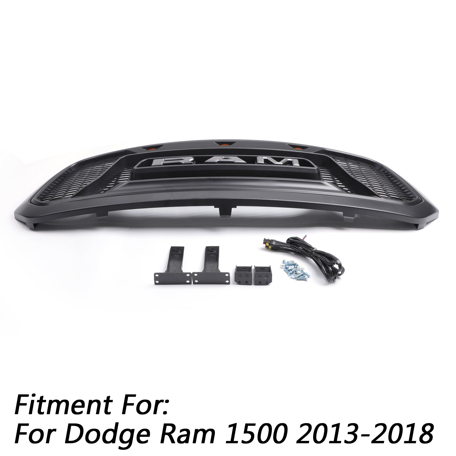 Rejilla delantera para capó de parachoques ABS Dodge Ram 1500 2013-2018