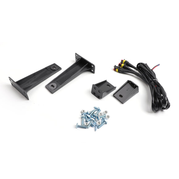 Dodge Ram 1500 2013-2018 Big Horn / Rebel Style Front Bumper Grill Black Replacement Grille W/ LED Light