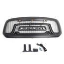 2013-2018 Dodge Ram 1500 Rebel Style Grill Front Bumper Replacement Black Grille W/ Letter and LED Light-15
