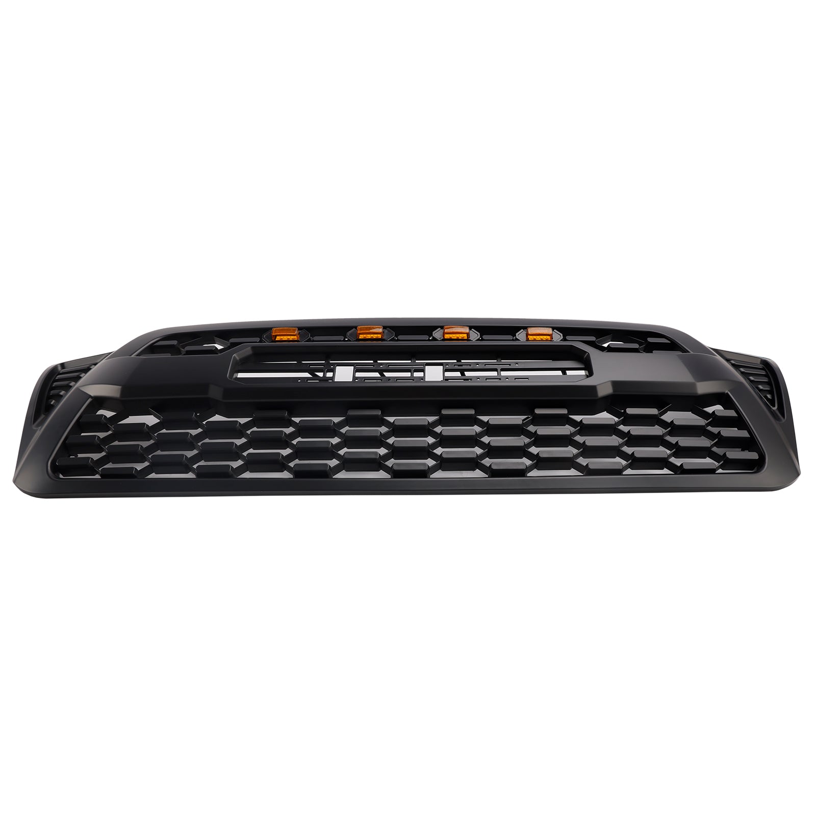 2005-2011 Toyota Tacoma TRD PRO Style Grill Front Bumper Matte Black Grille W/ LED Light