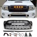 Toyota Tacoma TRD PRO Black Front Grille Replacement Honeycomb Grill 2005-2011 With TOYOTA Letter-4