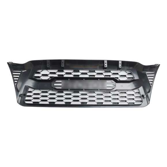 Toyota Tacoma 2005-2011 Trd Pro Style Front Grille Honeycomb Replacement Black Grill W/ Letter