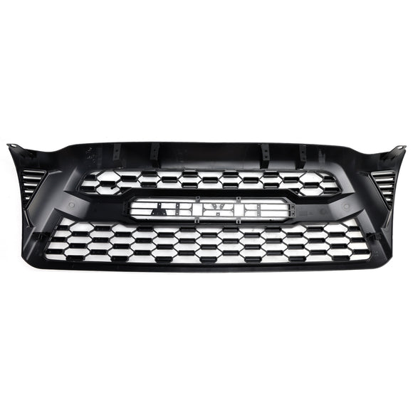 Toyota Tacoma TRD PRO Black Front Grille Replacement Honeycomb Grill 2005-2011 With TOYOTA Letter