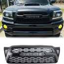 TRD PRO Grill 2005-2011 Toyota Tacoma 2nd Gen Front Bumper Black Replacement Grille W/ Letter-3