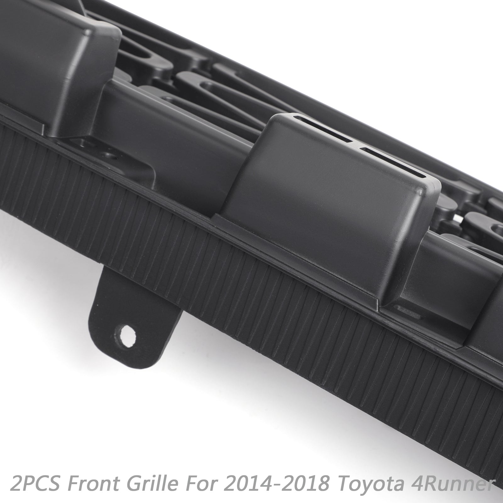 2014-2019 Toyota 4Runner TRD PRO 2pcs Front Bumper Grill Replacement Black Grille