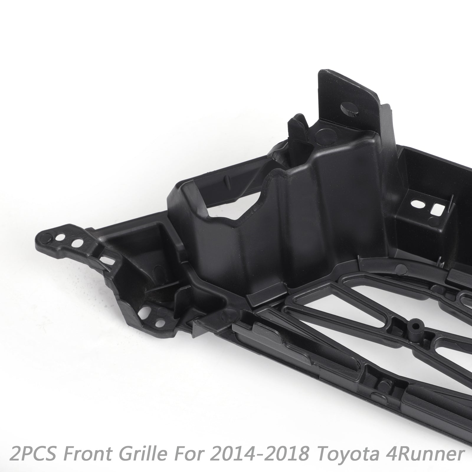 2014-2019 Toyota 4Runner TRD PRO 2pcs Front Bumper Grill Replacement Black Grille