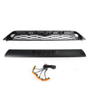 2014-2019 Toyota 4Runner TRD PRO 2 Piece Front Bumper Grill Replacement Blcak Grille-30
