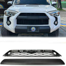 2014-2019 Toyota 4Runner TRD PRO 2 pièces calandre de remplacement de pare-chocs avant calandre noire avec lettre TOYOTA-1