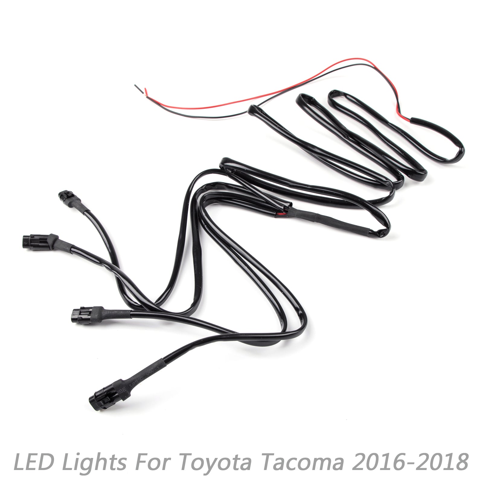 Toyota Tacoma 2016-2020 PT228-35170 Rejilla de capó de parachoques delantero con luces LED, 4 piezas genéricas