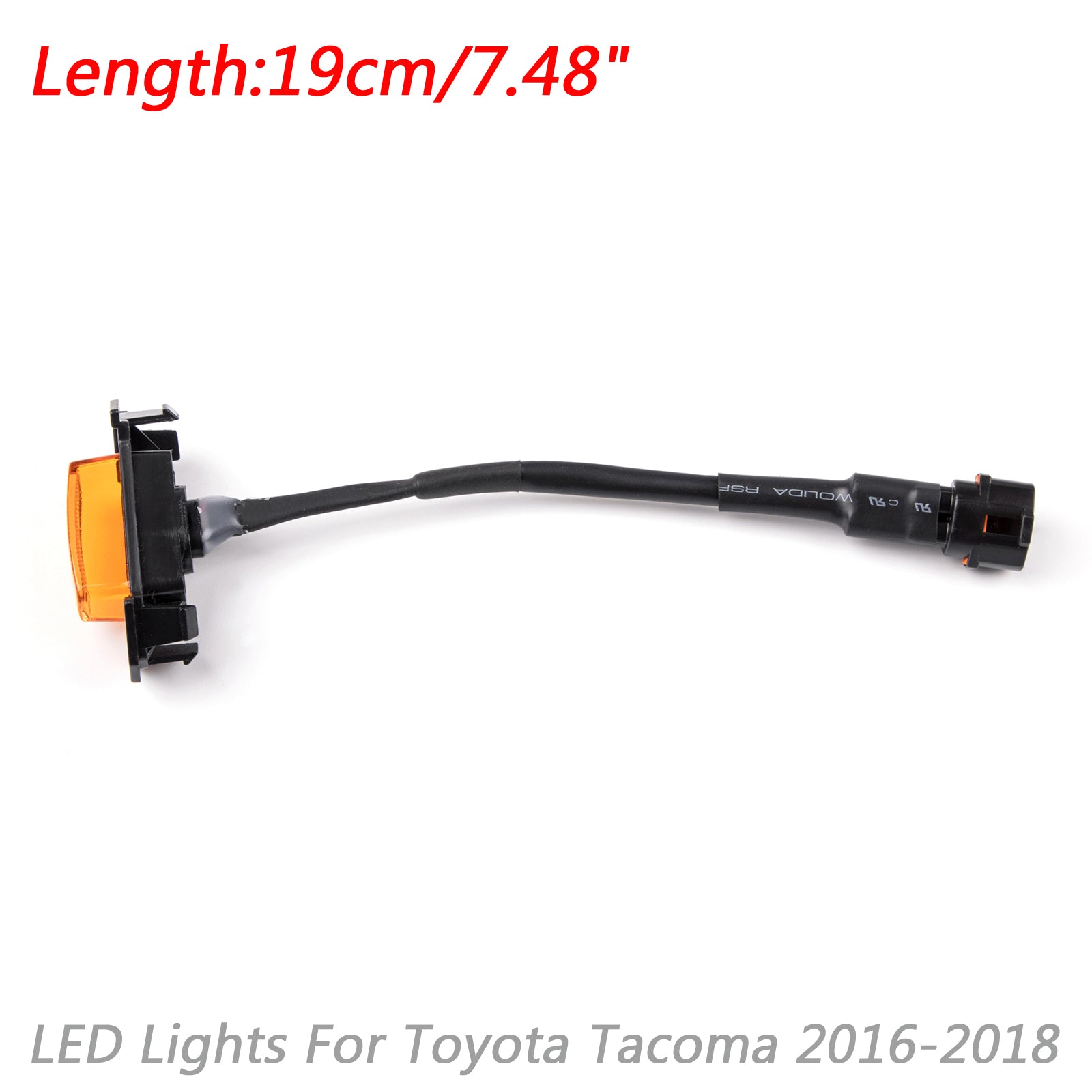 Toyota Tacoma 2016-2020 PT228-35170 Rejilla de capó de parachoques delantero con luces LED, 4 piezas genéricas