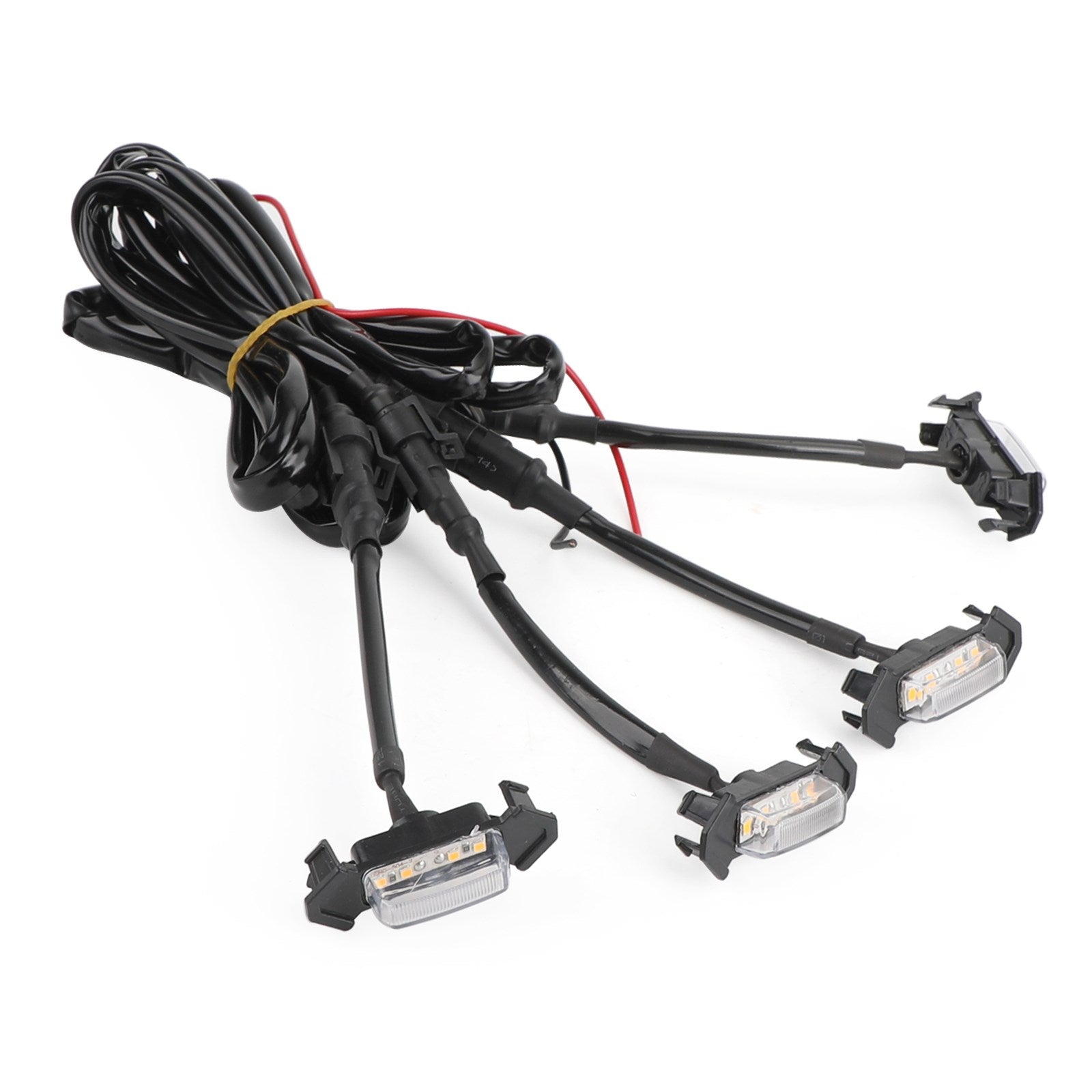4 Clear Amber LED Lights