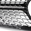Mercedes Benz Classe C 2015-2018 W205 Grille de pare-chocs avant noire diamantée pour C205 A205 C200 C250 C300 C350-7