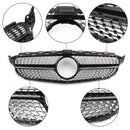Mercedes Benz Classe C 2015-2018 W205 Grille de pare-chocs avant noire diamantée pour C205 A205 C200 C250 C300 C350-3