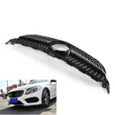 Mercedes Benz Classe C 2015-2018 W205 Grille de pare-chocs avant noire diamantée pour C205 A205 C200 C250 C300 C350-11