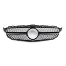 Mercedes Benz Classe C 2015-2018 W205 Grille de pare-chocs avant noire diamantée pour C205 A205 C200 C250 C300 C350-12
