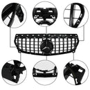 Mercedes Benz Classe CLA 2013-2019 W117 Grille de pare-chocs avant style diamant pour C117 CLA180/200/250/260 GT-R-6