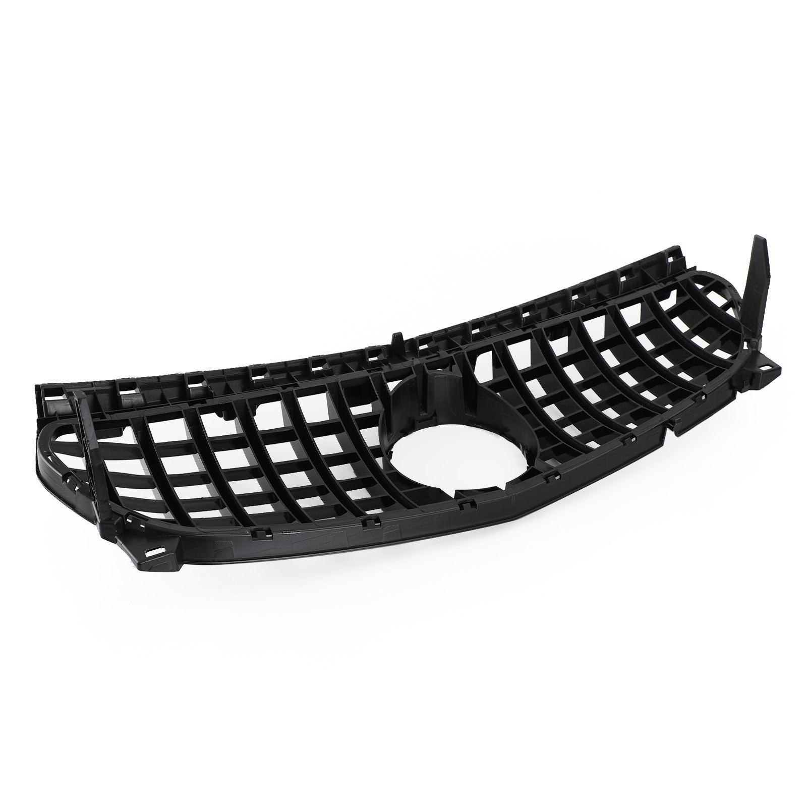 Mercedes Benz 2013-2019 CLA-Class W117 C117 Front Grill Panamericana GTR Black Grille With Star Emblem