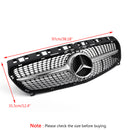 Mercedes Benz Classe CLA 2013-2019 W117 Grille de pare-chocs avant style diamant pour C117 CLA180/200/250/260 GT-R-10