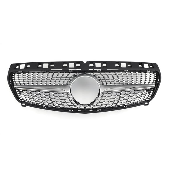Mercedes Benz Classe CLA 2013-2019 W117 Grille de pare-chocs avant style diamant pour C117 CLA180/200/250/260 GT-R