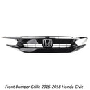 Honda Civic 2 Portas Coupé/4 Portas Sedan 2016-2018 Coupe Sedan Frente Capô Grade Pálpebra Grade Genérica-3