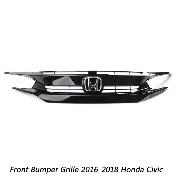 Honda Civic 2 Portas Coupé/4 Portas Sedan 2016-2018 Coupe Sedan Frente Capô Grade Pálpebra Grade Genérica