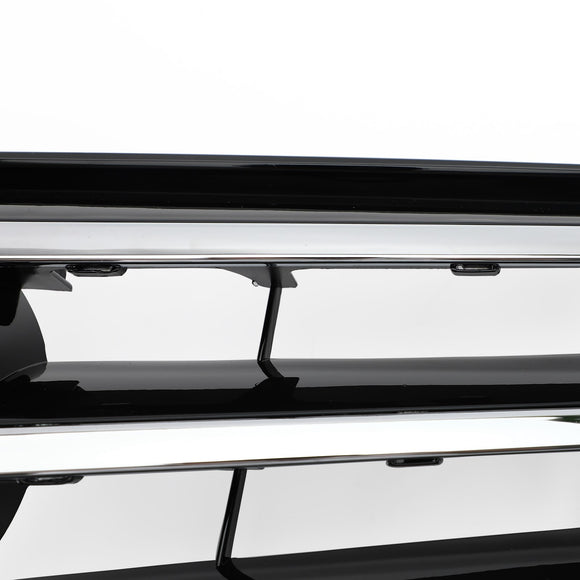 Mercedes Benz Clase C (2008-2014) W204 Parrilla delantera negra/cromada con estrella LED para C250/C300/C350