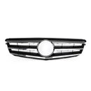 2008-2014 Mercedes Benz C Class W204 C180/C200/C220/C250/C300/C350 Front Bumper Grill Black/Chrome Grille-8