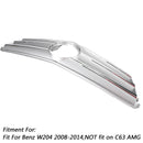 Mercedes Benz Clase C (2008-2014) W204 Parrilla delantera negra/cromada con estrella LED para C250/C300/C350-19