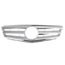 Mercedes Benz Clase C (2008-2014) W204 Parrilla delantera negra/cromada con estrella LED para C250/C300/C350-17