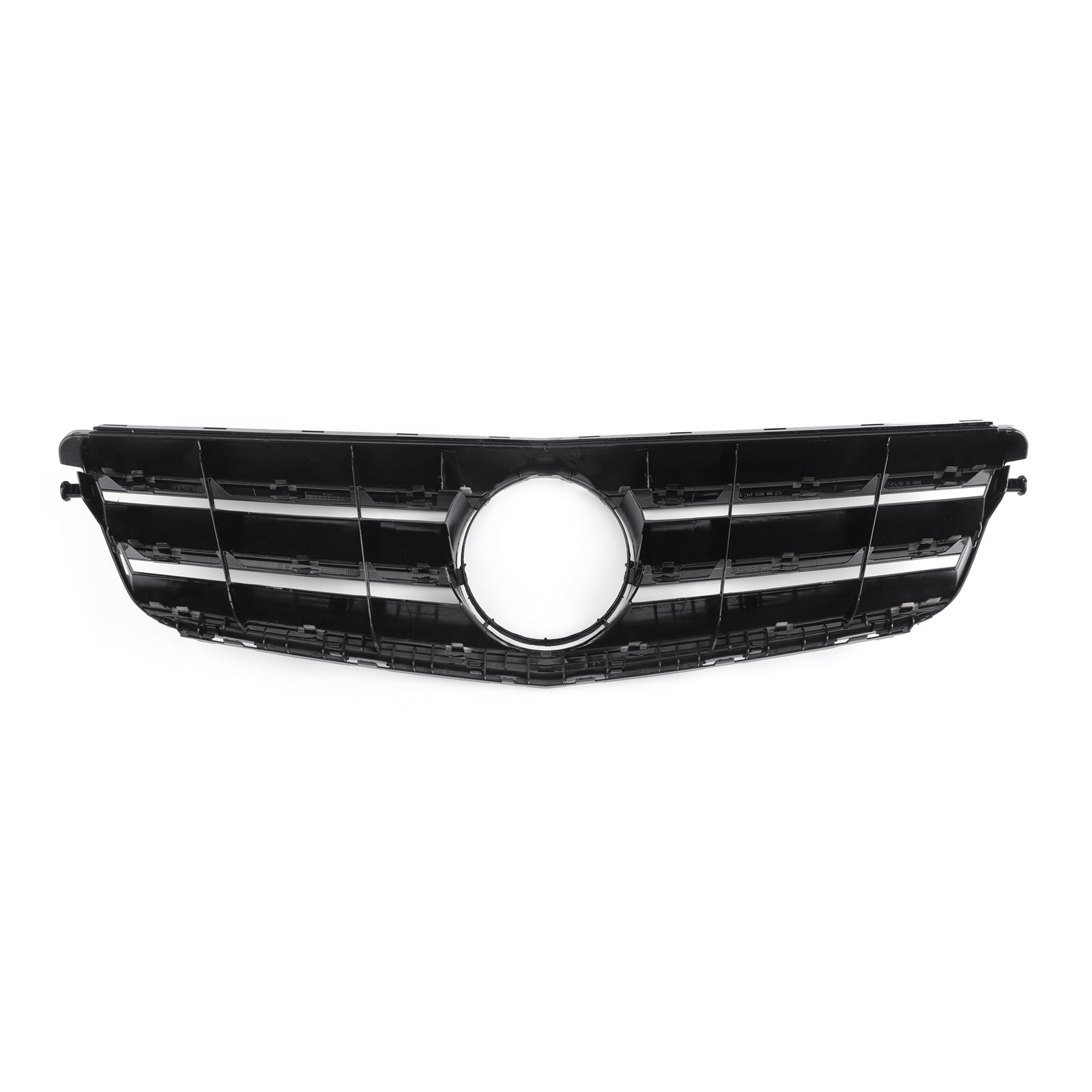 2008-2014 Mercedes Benz C Class W204 C250/C300/C350 Front Bumper Grill Black/Chrome Grille With LED Star