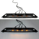 Toyota 2014-2019 4Runner TRD Pro 4PCS Grades de carro de plástico Grill Luzes LED-4