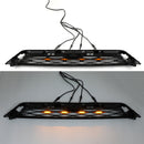 2014-2019 Toyota 4Runner TRD PRO Front Bumper Grill Kit W/ 4PCS LED Amber Lights-9