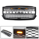 2016-2018 Chevrolet Silverado 1500 Front Bumper Grill Chevrolet Grille Replacement With LED Light-4