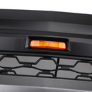 Chevrolet Silverado 1500 2016 2017 2018 Mattschwarzer Wabengitter-Frontstoßstangen-Ersatzgrill mit LED-Licht-6