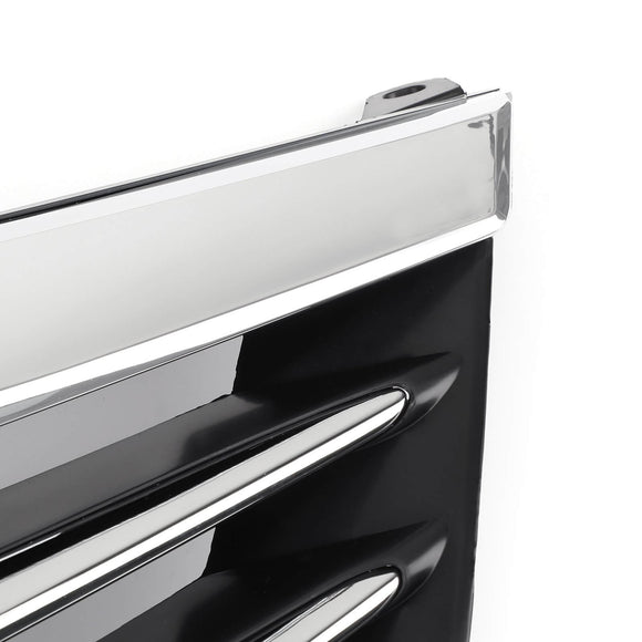 Griglia di ricambio per paraurti anteriore superiore cromata Honda Accord 4 porte 2011-2012 con emblema