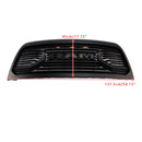 2013-2018 Dodge Ram 2500/3500 Big-Horn Style Grill Pare-chocs avant Noir mat Grille de remplacement avec lumière LED-2